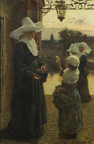 HCOTZHPY Berühmt Leinwand Wandbild Kunstdruck Leinwand Malerei Poster Die von George Clausen Leinwand Plakat für Flurdekoration 60x90cm