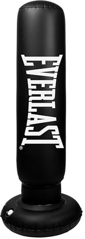 Everlast Aufblasbar Punching Boxsack Hängend, Boxen | Box Sack, Boxing Bag, für Zuhause, Training, Erwachsene, Jugendliche, Fitness