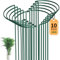 10 Stück Stabile Pflanzenstützen aus Metall (30cm Ø x 60cm H) – Extra Stark 5mm Rankhilfe mit – Ideal für Tomaten, Hortensien, Pfingstrosen, Gemüse – Rostfrei & Langlebig für Garten, Balkon