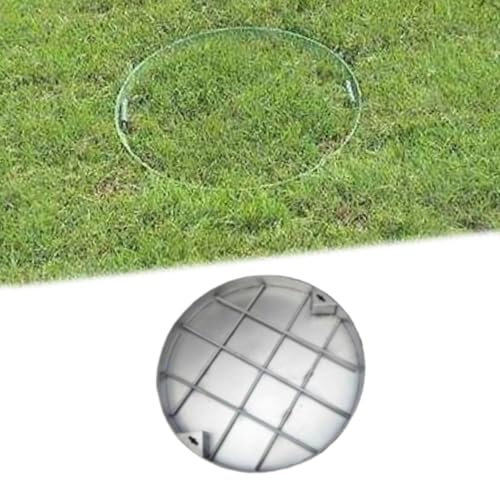 schachtabdeckung Runde Schachtabdeckung für Gras, unsichtbare Abwasserbeckenabdeckungen/Abdeckdeckel für Sumpfpumpen – 40 50 60 70 80 90 cm, Deckel für Klärgrube(Dia 35.4in/90cm)