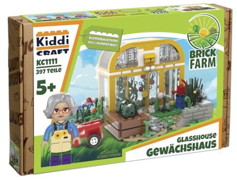 KIDDICRAFT KC1111 Gewächshaus - Klemmbausteine