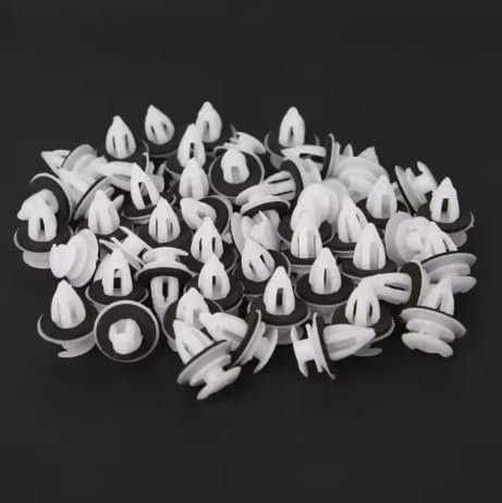 51418224768 BMW E34 E36 E38 E39 E46 M3 M5 Z3 X5 Car Accessories Door Panel Clips with Seal Ring, Interior Door Trim Fasteners, 50-Pack