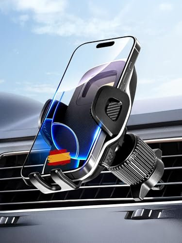 GLYXOR Handyhalterung Auto Lüftung – Universal KFZ Handy Halterung fürs Auto – 360° drehbar, stabil & rutschfest – Autozubehör Smartphonehalter Einhandbedienung