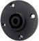 Hattba Female 4 Type Speakon Connector Round Plate With Metal Insert SpeakOn Panel Mount Socket Kits