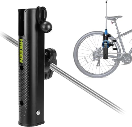 BOOSTEADY 4-fach verstellbarer Angelrutenhalter Fahrrad Angelruten-Wandhalter für Boot, Kajak, Golfwagen, Garage, Kühlbox, Wohnmobil(1 Stück)