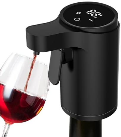 Dispenser - Smart Refillable Carafe Electric Bottle Preserver | Dispenser for Liquor, Whiskey, Alcohol, Cocktail, Vodka, Home, Bar, Office, Travel, Camping,