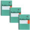 Pukka Pad, karierter Notizbuch im A5-Format, 3er-Pack – 21 x 14,9 cm – Spiralbindung mit 5 mm dicken Kariert auf 80 g/m² weißem Papier mit perforierten Kanten zum einfachen Entfernen – 200 Seiten
