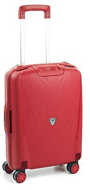 RONCATO LIGHT Trolley 55x40x20 cm - Bagaglio a mano - 4 ruote + TSA - Rosso