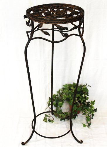 «avis» table d'appoint en métal pour présentation florale hauteur : 78 cm