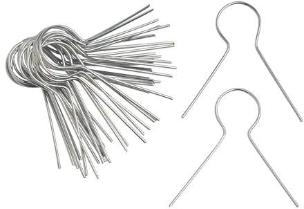 25 Aufhänge-Ösen für Ostereier Deko Ostern Loch Ei Kugeln Aufhänger Metall