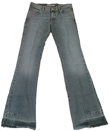 Fornarina Donna Jeans Blu Post It Look Design Rock Star Tubo distrutto Bootcut Flare Denim Pant W27 L34
