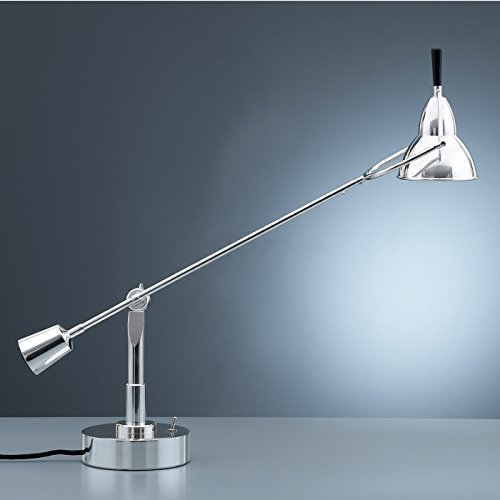 Tecnolumen EB 28 Buquet Tischleuchte, versilbert Metall 75,5 x 85cm fortlaufende Nummerierung