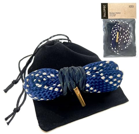 RALSPEC .410 Gauge Shotgun Bore Barrel Cleaner + Storage Bag Snake Cord Gun Cleaning Kit 410 GA Rifle Accessories