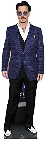 CS621 Star Cutouts Johnny Depp Lifesize Cardboard Cutout 186cm Tall