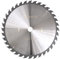Kreissägeblatt Holz Ø 350mm x 30mm HM 36 Zähne - Diamantschliff - inkl. 4 Reduzierringen.