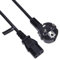 C13 Cable de Alimentación Conector UE Cable Compatible con LG 32LG3000-ZA.AEUQLWP TV con Enchufe de Contacto de Tierra CEE 7/7 a Enchufe IEC C-13 | Conector de Alimentación Conexión IEC 250v (2m)