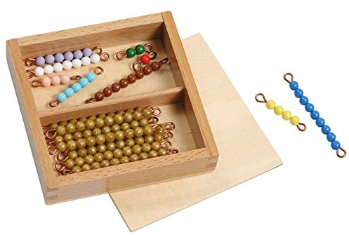 Betzold - Farbige Perlentreppe - Mathematik Montessori-Lernmaterial