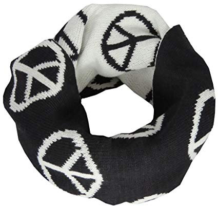 Sonia Originelli Loop Peace Wendeschal Polyacryl Winter Farbe Schwarz