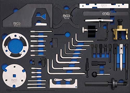 BGS 4139 | Werkstattwageneinlage 3/3: Motor-Einstellwerkzeug-Satz | für Ford, VW, Seat, Mazda, Volvo