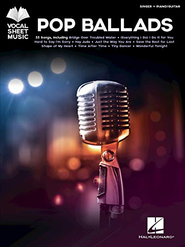 Pop Ballads: Vocal Sheet Music (English Edition)