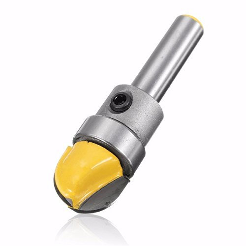 RanDal 1/4 Inch Shank Bearing Round Nose Template Router Bit