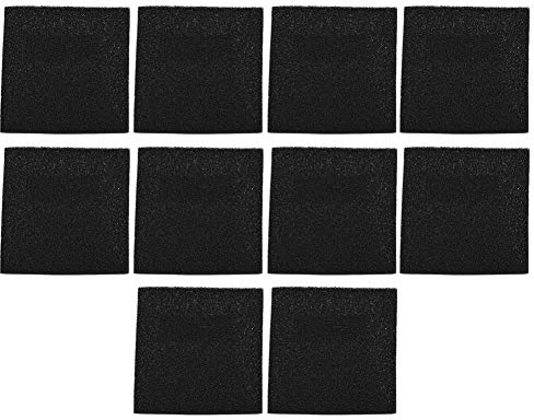 Aktivkohlefilter, Lötschwamm, 10 Stück 13cm x 13cm zum Löten von Rauchabsorbern Rauchabzug Dunstabzug