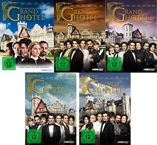 Grand Hotel - Staffel 1-5 Komplette Serie im Set - Deutsche Originalware [18 DVDs]