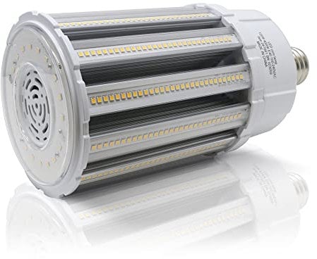 Bright Source LED Corn Light Bulb, E40, 120W, 15600lm, 360° Beam Angle, 6000K Daylight White, Replaces Metal Halide/Son/HID/HPS for Large Spaces/Street/Parking/Garage/Warehouse & Factory