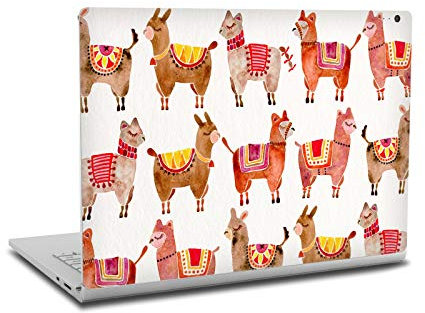 Head Case Designs Offizielle Cat Coquillette Alpaka Tiere Vinyl Haut Aufkleber Abziehbild Abdeckung kompatibel mit Microsoft Surface Book 2