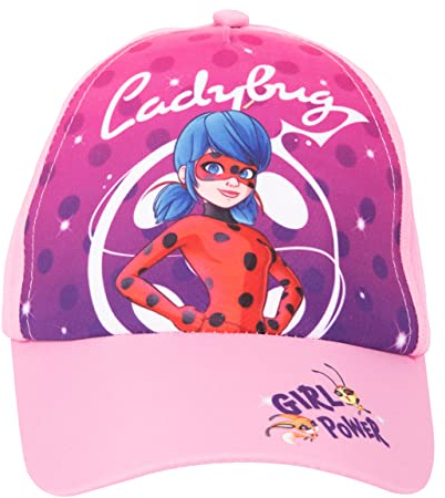 United Labels Miraculous Cap für Kinder, Rosa, Ladybug, Basecap verstellbar, Kappe für Mädchen