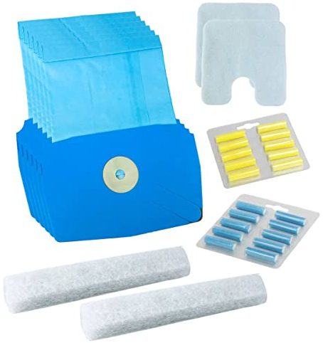 20 Staubsaugerbeutel plus Filter Set 2 Motorfilter und 2 Abluftfilter 2 Duft passend zu Lux Electrolux D748, D765, D768, D770, D795 Royal in Premium Qualität