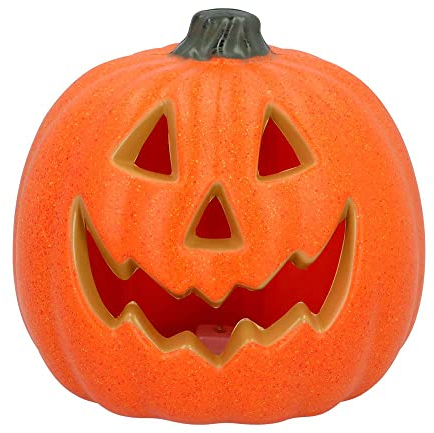 Boland 72321 - LED-Kürbis, Größe 20 cm, inkl. Batterien, LED-Licht, leuchtende Dekoration für Halloween, Karneval oder Mottoparty