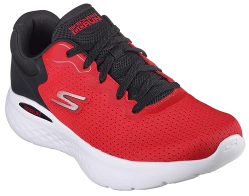 Skechers Mens Engineered Mesh Lace Up Trainers Red/Black 6 (39.5)