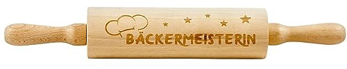 Spruchreif Mattarello con incisione | Mattarello in legno | Cuocere | Biscotti | Spatola per pasta | Mattarello in legno | Rullo per pasta | Accessori da cucina | Mattarello per pizza | Maestro