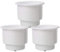 berjalan 3Pcs Einbau-Kunststoffbecher GeträNkehalter Mit Abfluss für Boot Car Marine Rv ()