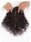 Schön Kurze lockige Topper, atmungsaktive Wiglets-Haarteile, Clip-in-Top-Haarteile, gewellte Topper-Perücken for den täglichen Gebrauch Echte Perücke (Color : Black)