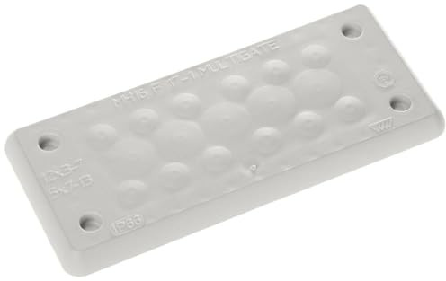 Trelleborg MH-16 F 17-1 LIGHT GREY UL94 V-0 IP65 | TPE | Screw Durchführungsplatte TPE Grau 1 St.