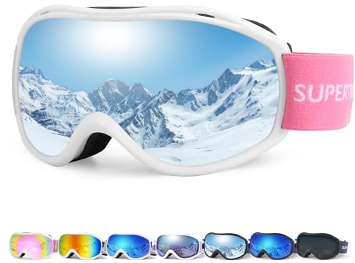 Supertrip Ski Goggles for Men Womens Anti-fog skiing goggles UV Protection Snow Snowboarding Goggles for Adult Youth