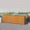 Festnight Auflagenbox Holz Garten Gartenbox mit Rollen Kissenbox Kissentruhe Massivholz Aufbewahrungsbox Gartentruhe Truhenbank Sitztruhe Truhe für Indoor und Outdoor Massivholz Akazie