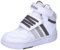 adidas Hoops Mid Shoes, Zapatillas Unisex niños, Cloud White Orbit Grey Putty Grey, 24 EU