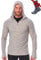 Merino.tech 100% Merino Wool Base Layer Men Lightweight Hoodie - Merino Wool Long Sleeve for Outdoor Adventures (Heather Grey, M)