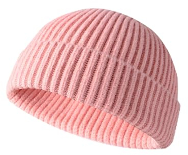 HEYANN Trawler Beanie Watch Hat,Fisherman Beanie Mütze für Männer Frauen Klassische Manschetten-Schädelmützen Kurzer Uhrenhut Trawler Beanie (Rosa)