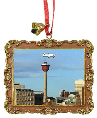 Calgary Kanada Reise-Souvenir Weihnachtsbaum Ornament Hängender Anhänger Zuhause Weihnachten Party Dekoration