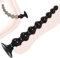 BDSMJOY Buttplug extrem lange mit 8 Analhaken,360 MM Analplug für Frauen Männer,Plugs Sexspielzeug für Paare extrem sex,Analspielzeuge Anal Kette Sex Spielzeug für die Frau Männer (Schwarz - Large)