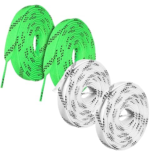 PRETYZOOM 2 Paar Schnürsenkel Lässige Schuhbindung Eishockey Liefert Zubehör Für Eishockeyschuhe Schlittschuhzubehör Riemen Für Hockey-Sportschuhe Schuhablage Polyester Mode