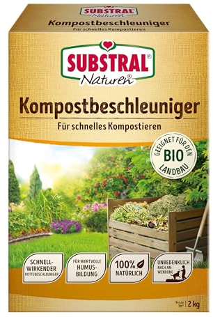 Substral Naturen Bio-Kompostbeschleuniger 2kg - Für Schnelles und Effizientes Kompostieren, 100% Pflanzlich