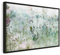 B&D XXL Bilder mit Rahmen 120x80 cm Wandbilder groß Leinwandbild XXL schwarzer Holzrahmen modern Wanddekoration Kunstdruck Wanddeko Wohnzimmer Schlafzimmer Blumen Gras Botanik bunt wie gemalt