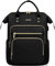 LOVEVOOK Rucksack Damen Groß, 17,3 Zoll Laptop Schulrucksack Mädchen Wasserdicht, Elegant Reiserucksack Tagesrucksack Arbeitstasche, Schultasche Handgepäck Rucksack für Schule Uni Reise, Schwarz