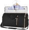 Reisetasche Kleidersack Faltbar - Kleidung Foldybag 2 in 1 Carry on Garment Duffle Bag - Wasserdichter Kleidertaschen Für Damen Und Herren - Umwandelbarer Handgepäck Anzugtasche Für Reise (Schwarz B)