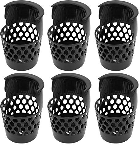 Yuecoom 6 pcs Pool Table Pockets, Billardtaschen, Billardkugelkörbe, Robustes Billardtisch-Fallnetz, Billardtischnetz Für Die Meisten Standard-Billardtische(6-Teilige)